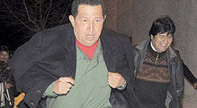 Morales y Chávez en Copenhage 